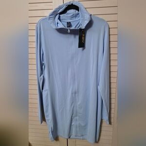 Women's UPF 50+ Swim Cover Up Sun Protection Hoodie SPF Lightweight Jacket Long